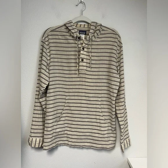 Mens Patagonia Cotton Lightweight Hoodie Size Medium - Picture 1 of 3